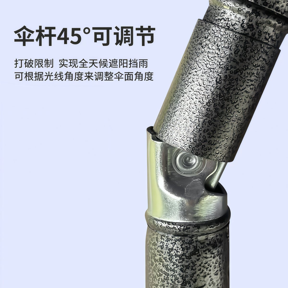 武汉雨具网·遮阳伞太阳伞户外摆摊大型圆形沙滩斜坡伞室外地摊伞做生意庭院伞·产品图3