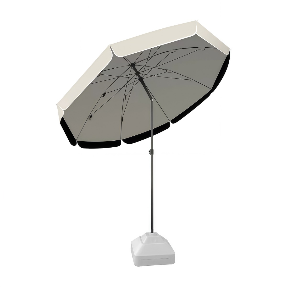 武汉雨具网·遮阳伞摆摊专用雨伞可倾斜大型户外太阳伞庭院伞雨棚双层黑胶伞面·产品图6