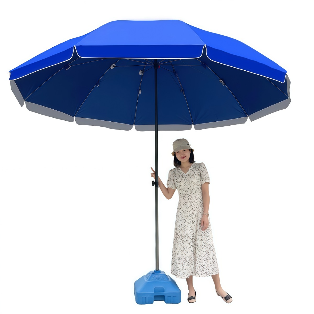 武汉雨具网·遮阳伞户外摆摊太阳伞大型雨伞商用大号双层布加厚防晒圆伞庭院伞·产品图6
