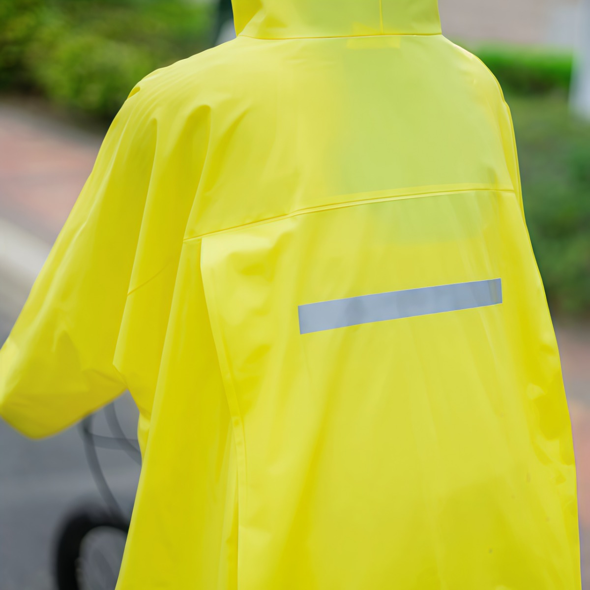 武汉雨具网·雨衣山地自行车单车骑行雨衣成人男女学生专用单人全身防暴雨雨披·产品图4
