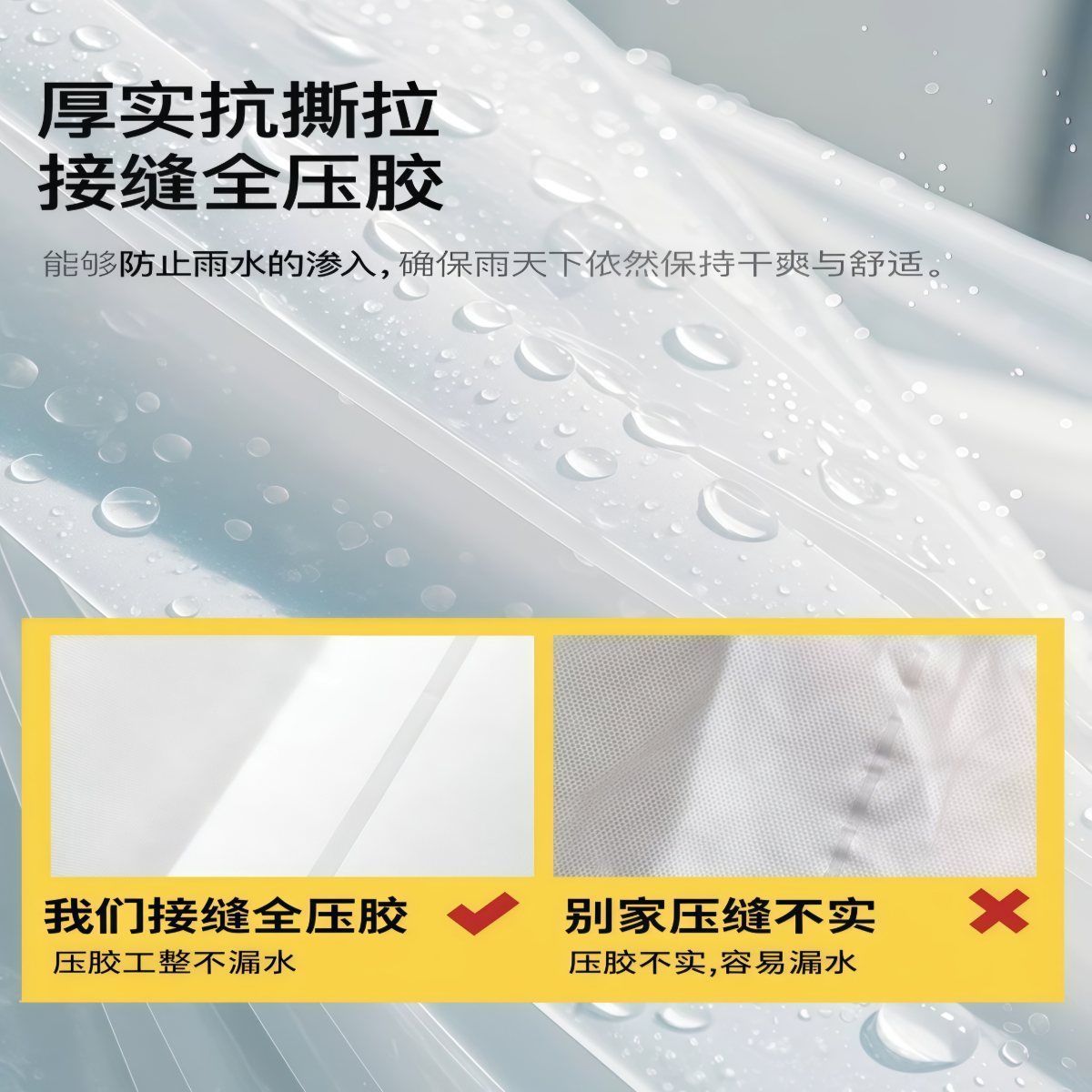 武汉雨具网·雨衣长款全身防暴雨一次性成人加厚外穿登山旅行单人雨披户外便携·产品图4