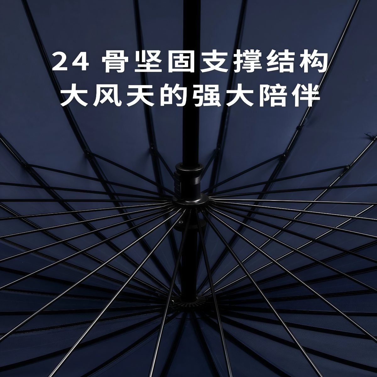武汉雨具网·防水套长柄雨伞男士大号自动加厚结实防风暴雨汽车车载专用雨伞女·产品图3