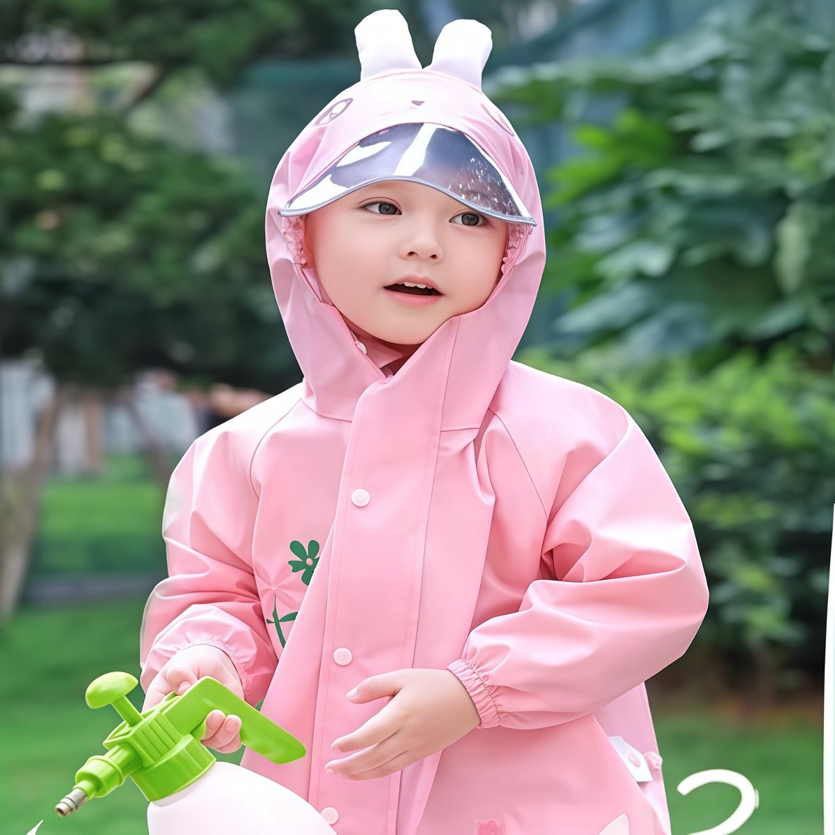 武汉雨具网·儿童连体雨衣男童套装防水全身雨裤小男孩女童幼儿园宝宝2026新款·产品图5