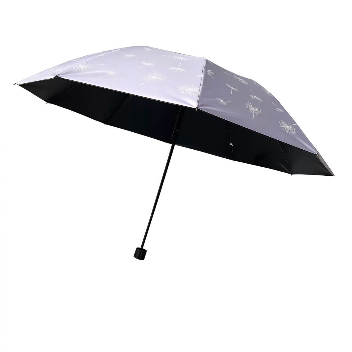 武汉雨具网·十骨大号双人雨伞小清新太阳伞黑胶防晒遮阳晴雨两用三折伞女手动·产品图6