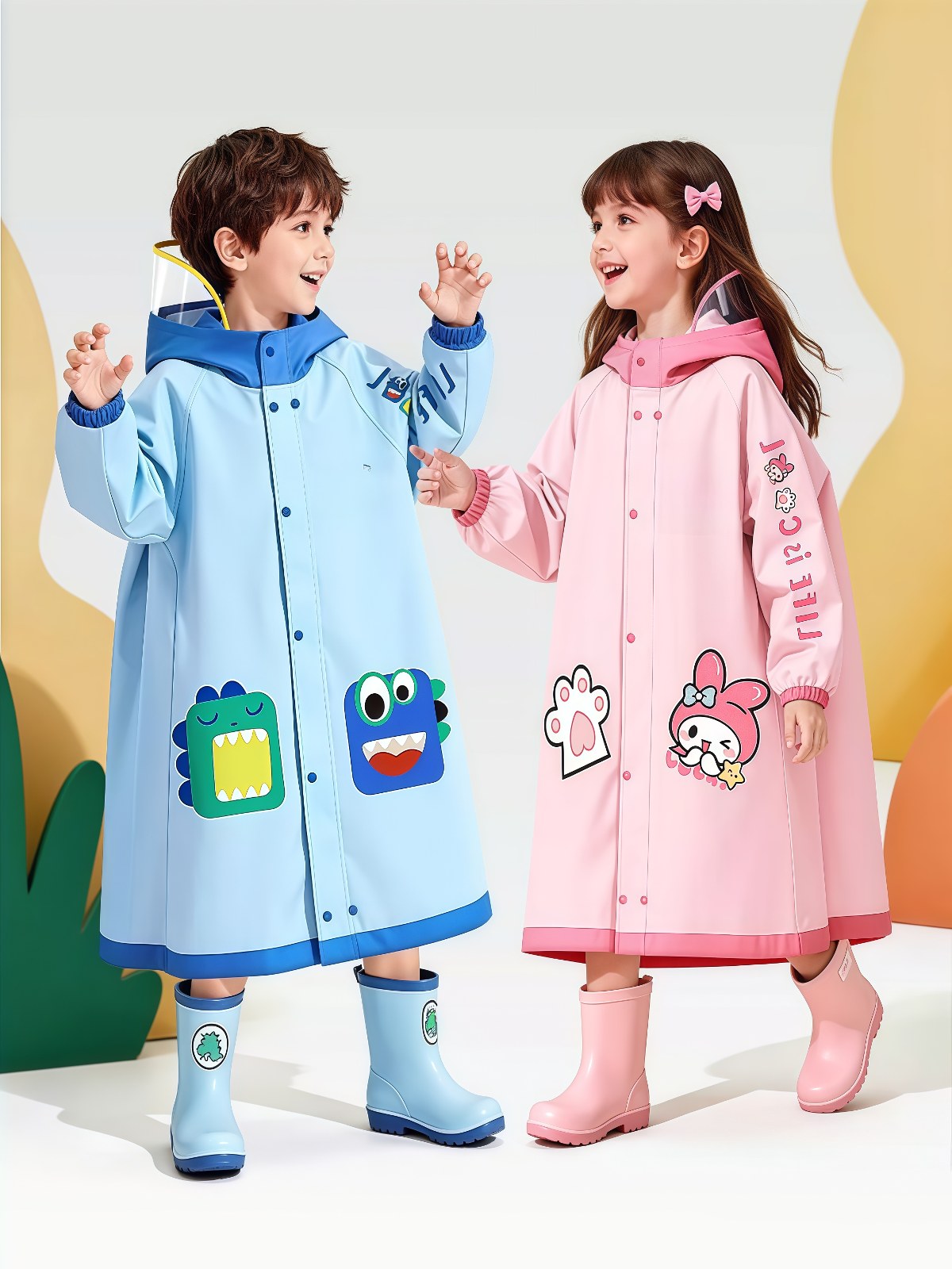 儿童雨衣男孩女孩小学生上学专用幼儿园防暴雨男女童2026新款 - 详情图