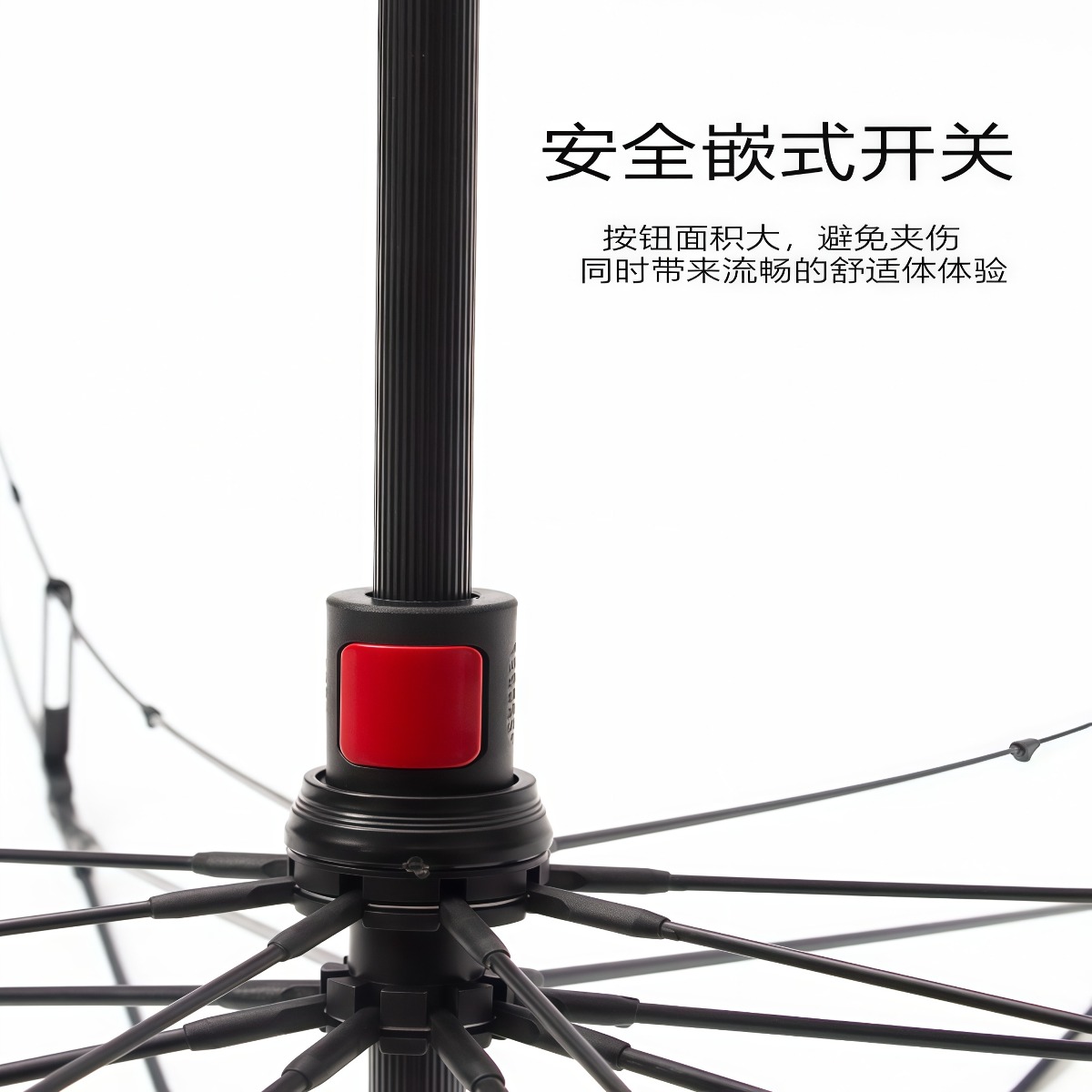 武汉雨具网·自动双层反向雨伞长柄男女士防晒晴雨两用车载大号双人抗风遮阳伞·产品图6
