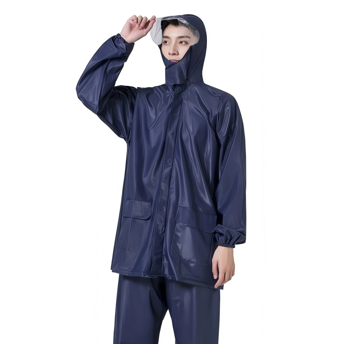 武汉雨具网·雨衣雨裤套装男款上下分体式外卖骑手专用女防暴雨雨服成人·产品图3