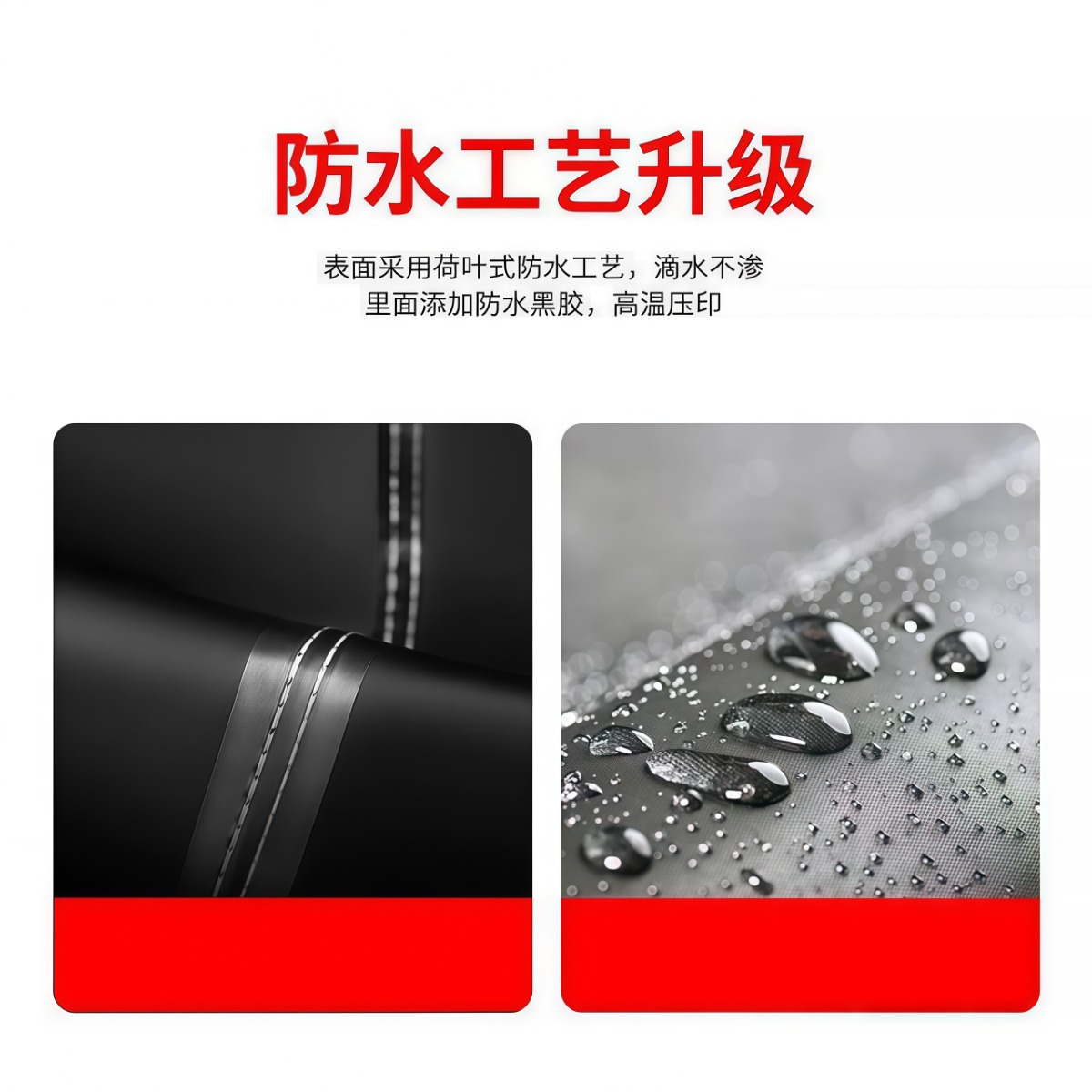 武汉雨具网·雨衣长款全身防暴雨成人帆布加厚耐磨户外一体男士连体防水衣雨服·产品图3