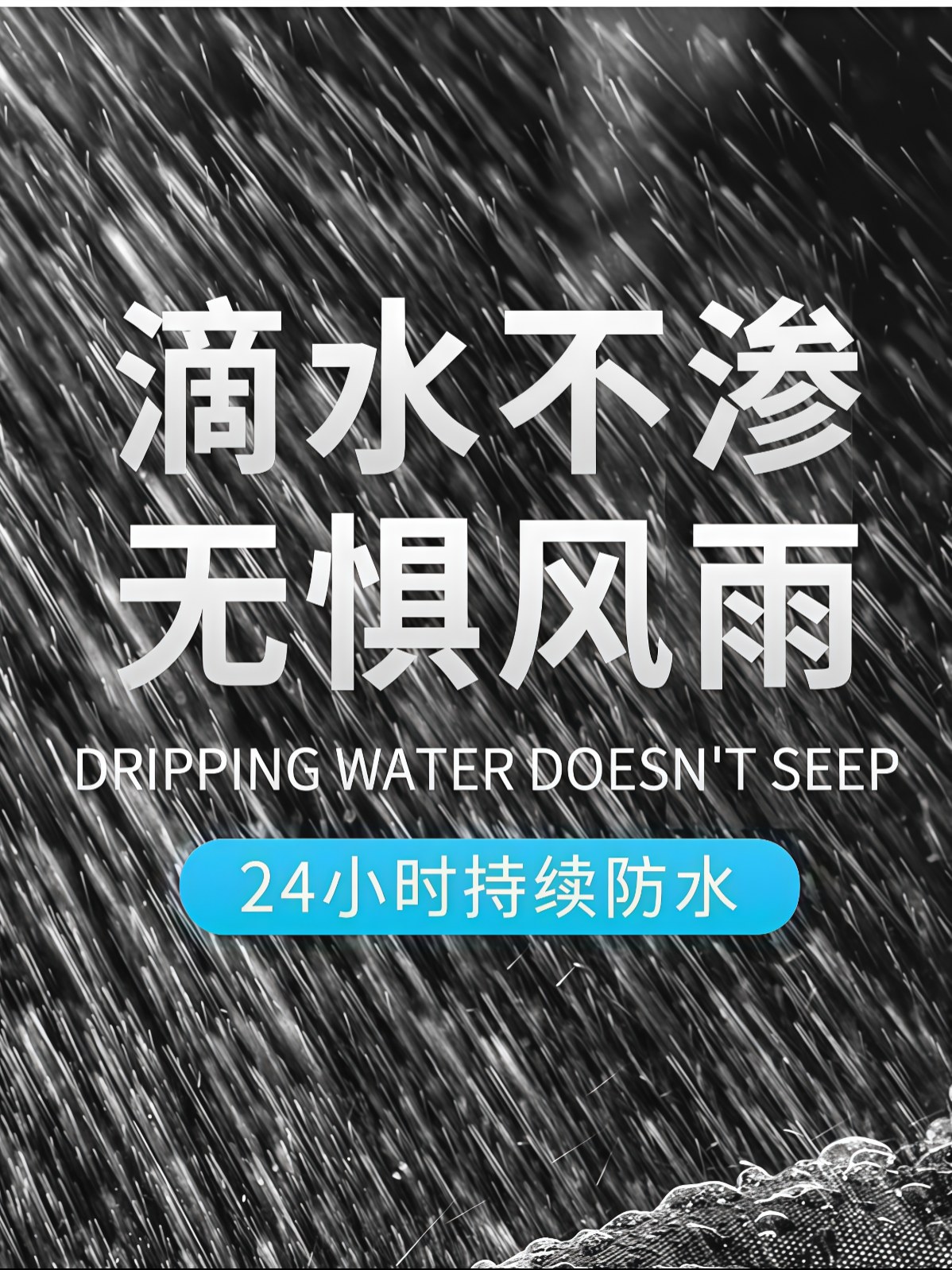 雨衣长款全身防暴雨成人帆布加厚耐磨户外一体男士连体防水衣雨服 - 详情图