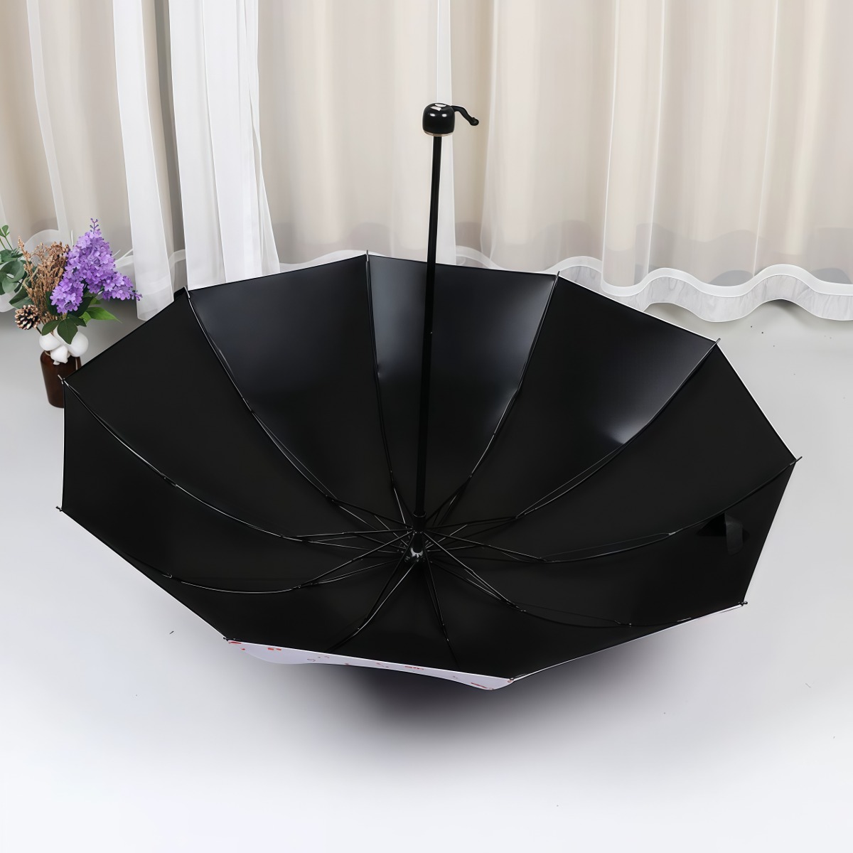 武汉雨具网·双人晴雨两用雨伞折叠加大号加厚加固遮阳防晒防紫外线太阳伞女士·产品图5