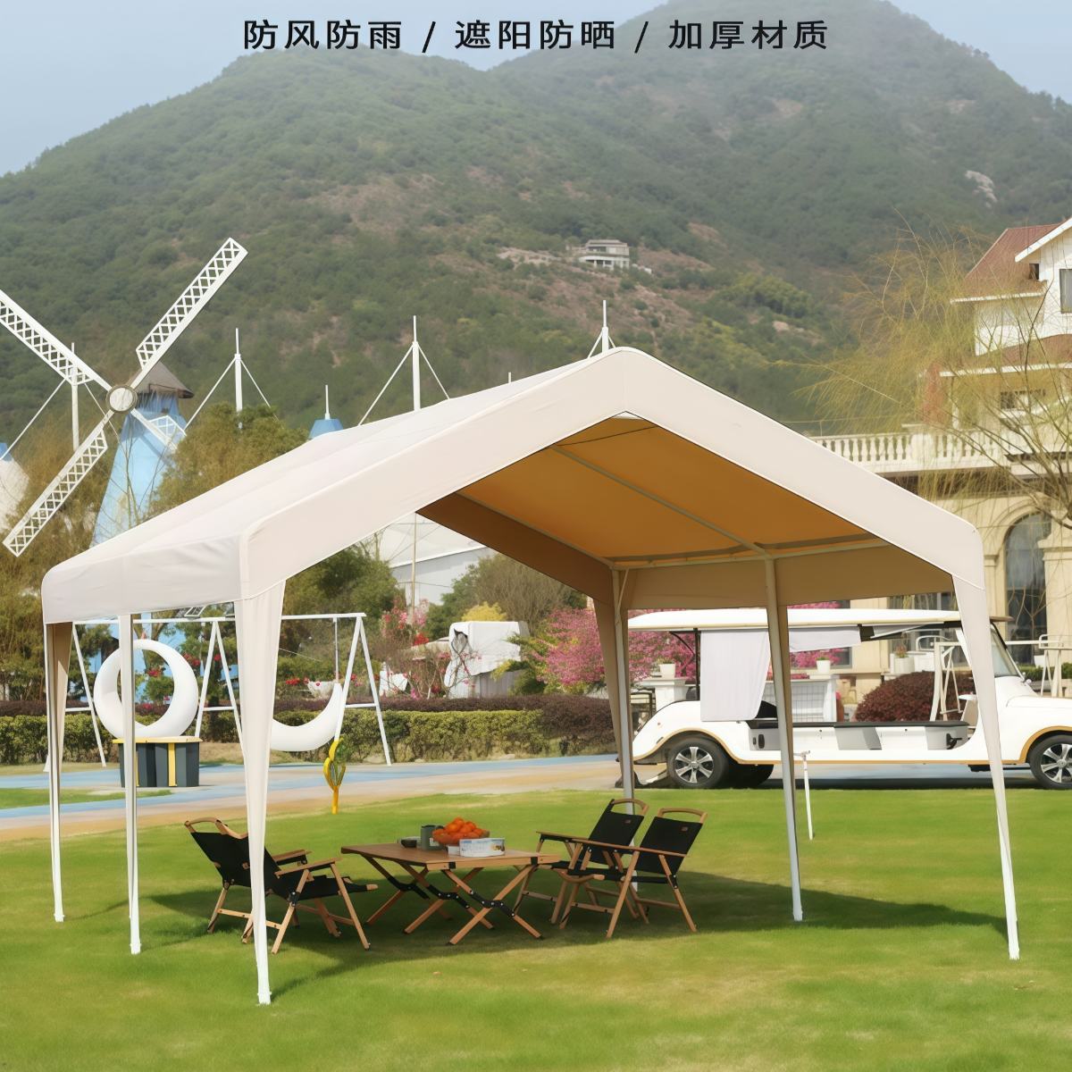 武汉雨具网·户外摆摊帐篷遮阳棚雨棚广告棚商业活动棚停车棚四角伞帐网红集市·产品图6