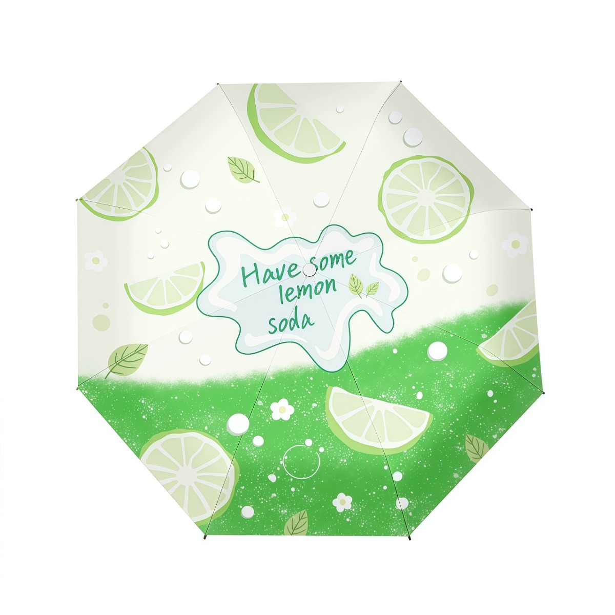 武汉雨具网·小清新太阳伞晴雨两用女自动黑胶防晒遮阳伞防紫外线高颜值折叠伞·产品图6