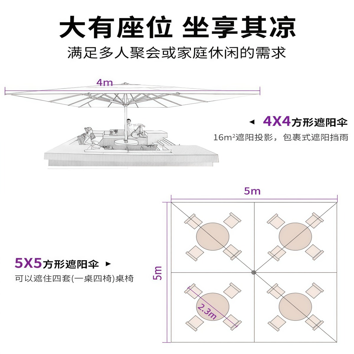 武汉雨具网·大型落地遮阳伞户外伞遮阳棚大伞停车景区商用店铺门口太阳伞·产品图5