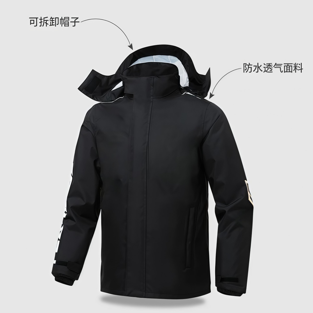 武汉雨具网·摩托车骑行雨衣分体式防暴雨套装男款机车服外卖骑手专用防水·产品图6