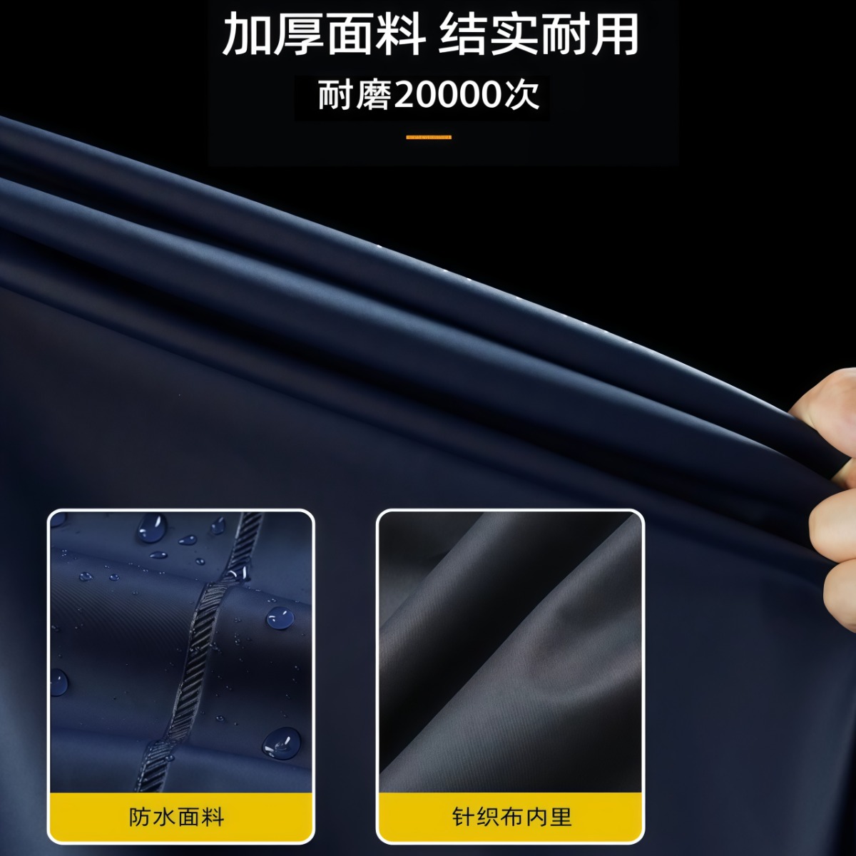 武汉雨具网·雨衣套装男款雨裤专用成人外穿分体式外卖骑手长款全身防水防暴雨·产品图4