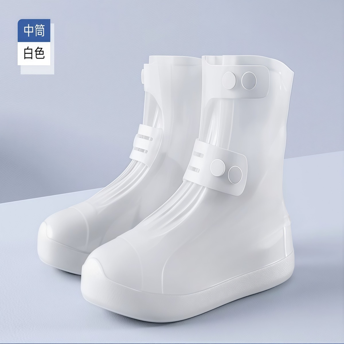 武汉雨具网·鞋套防水防滑加厚耐磨男女外卖骑手2026新款下雨天硅胶雨鞋套·产品图6