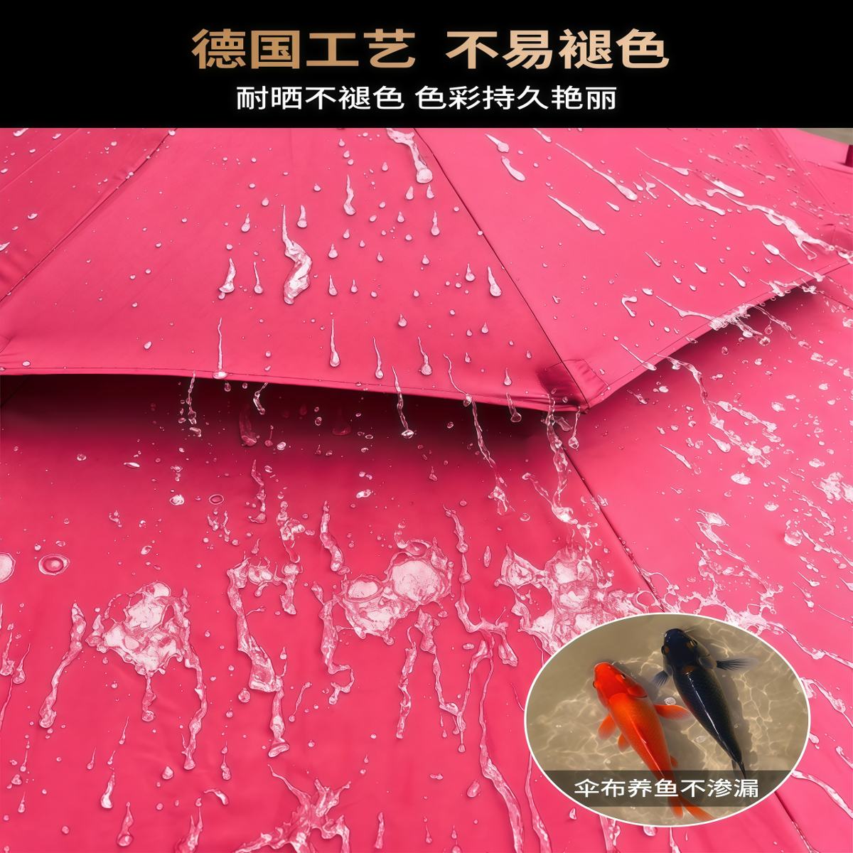 武汉雨具网·遮阳伞户外庭院伞露天阳台大太阳伞别墅花园室外摆摊罗马伞香蕉伞·产品图4
