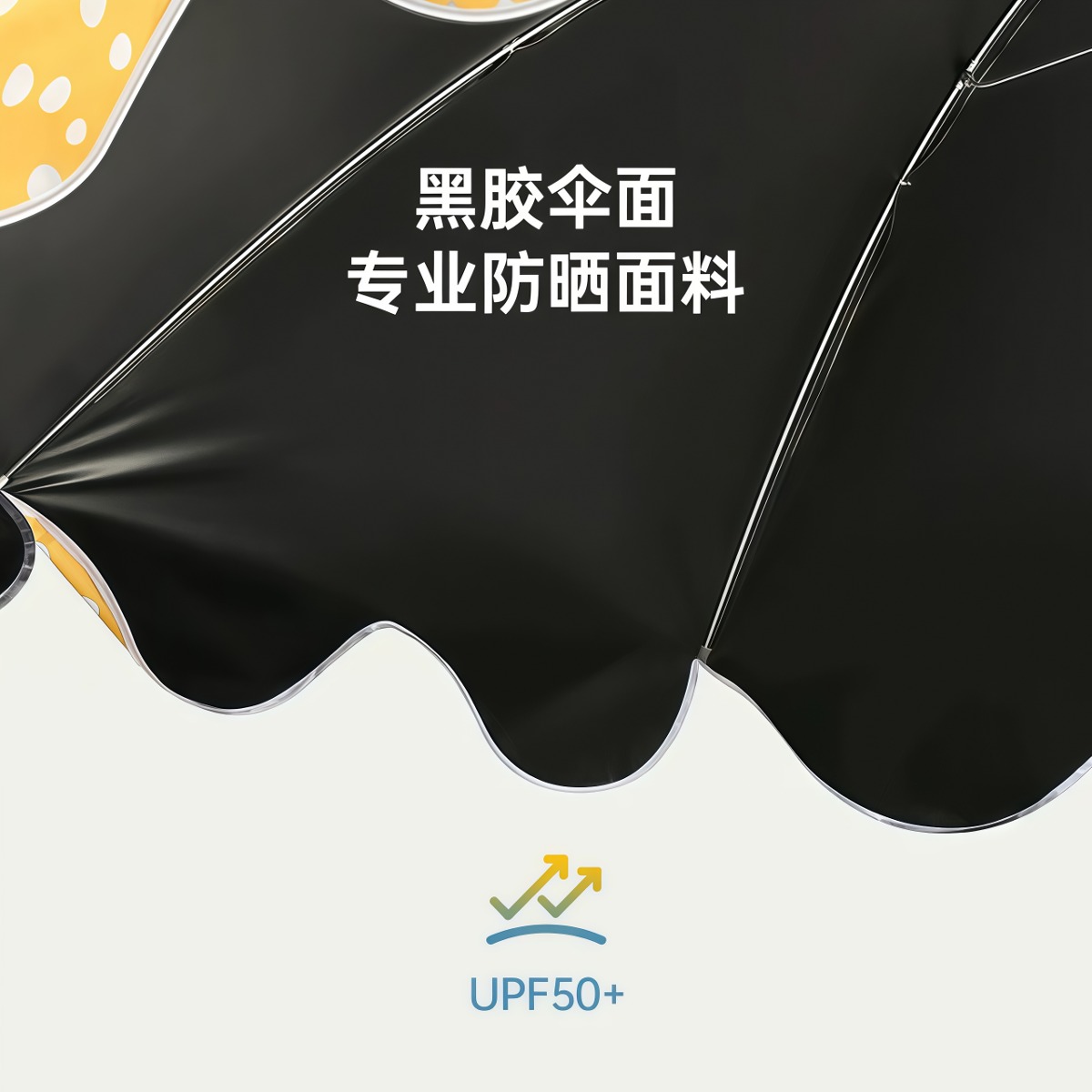 武汉雨具网·太阳伞户外遮阳花园庭院大雨伞斯特兰顿波点定制·产品图3