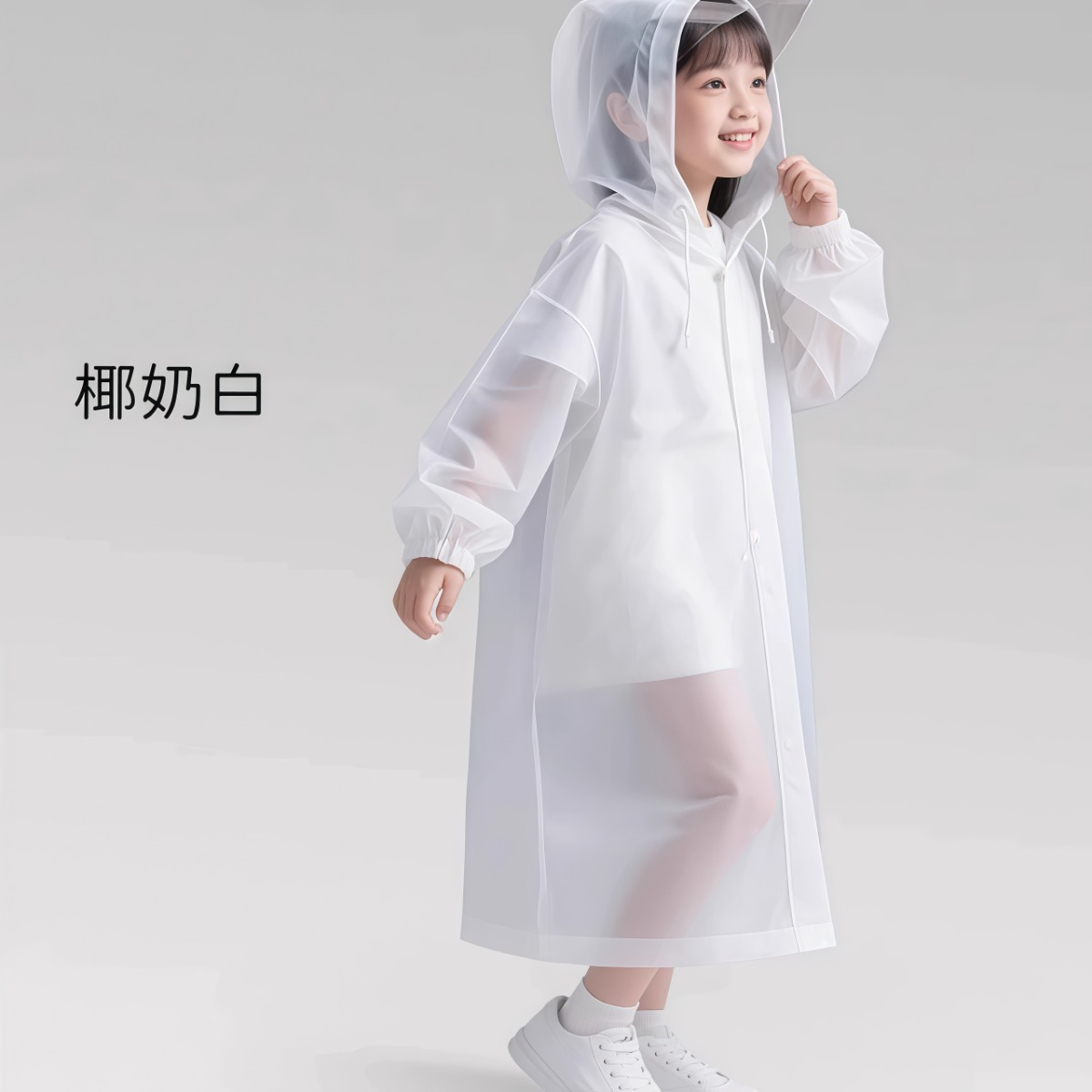 武汉雨具网·儿童雨衣便携非一次性加厚全身防暴雨幼儿园男女孩雨披小学生专用·产品图6