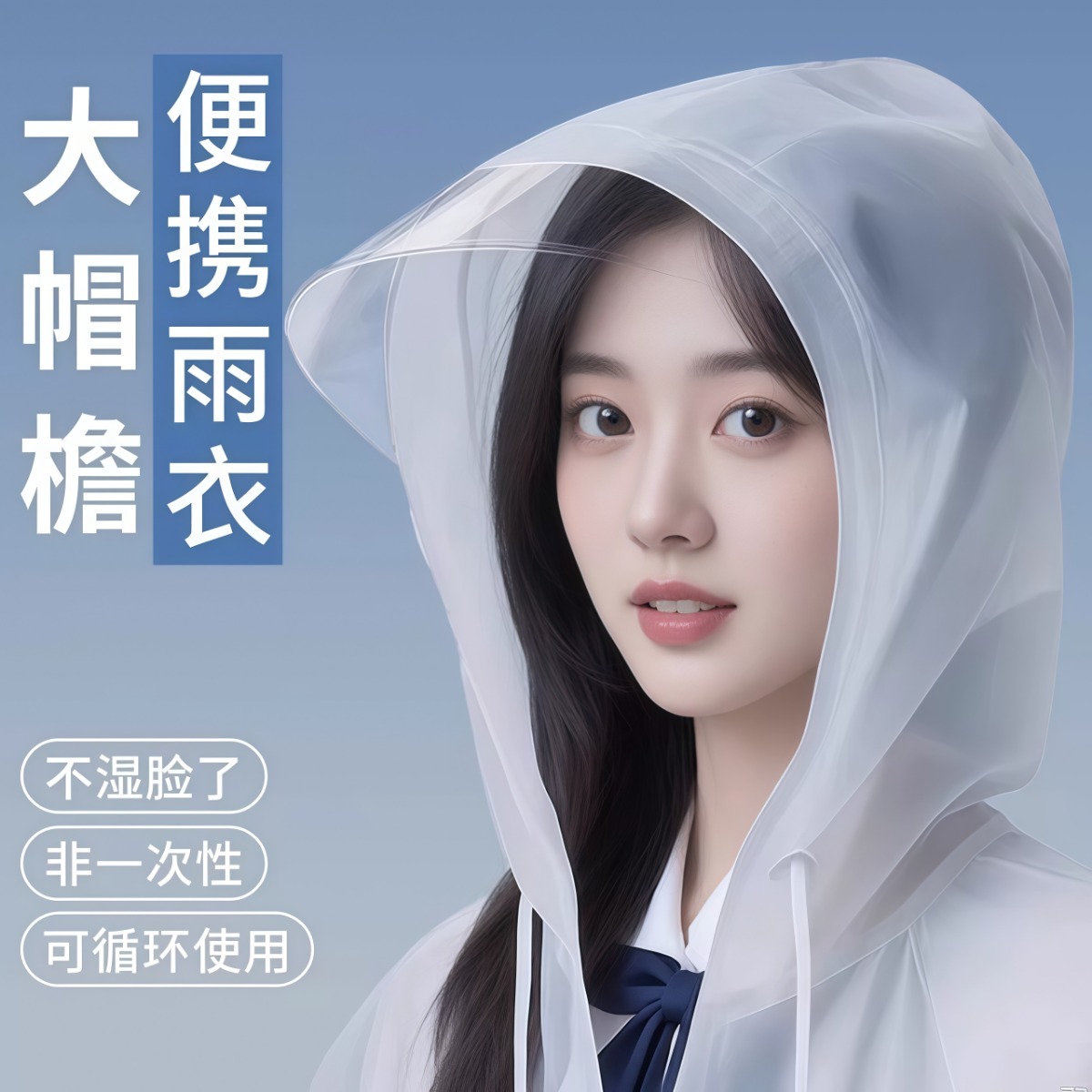 一次性雨衣长款全身防暴雨成人加厚款外穿演唱会雨披户外便携