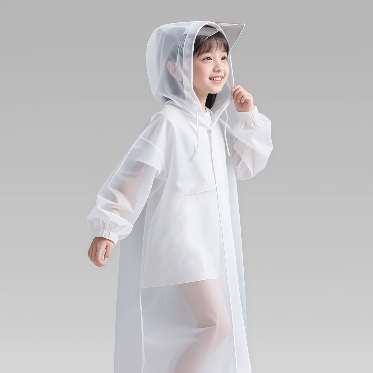 儿童雨衣便携一次性加厚长款全身防暴雨户外男女孩雨披上学生专用