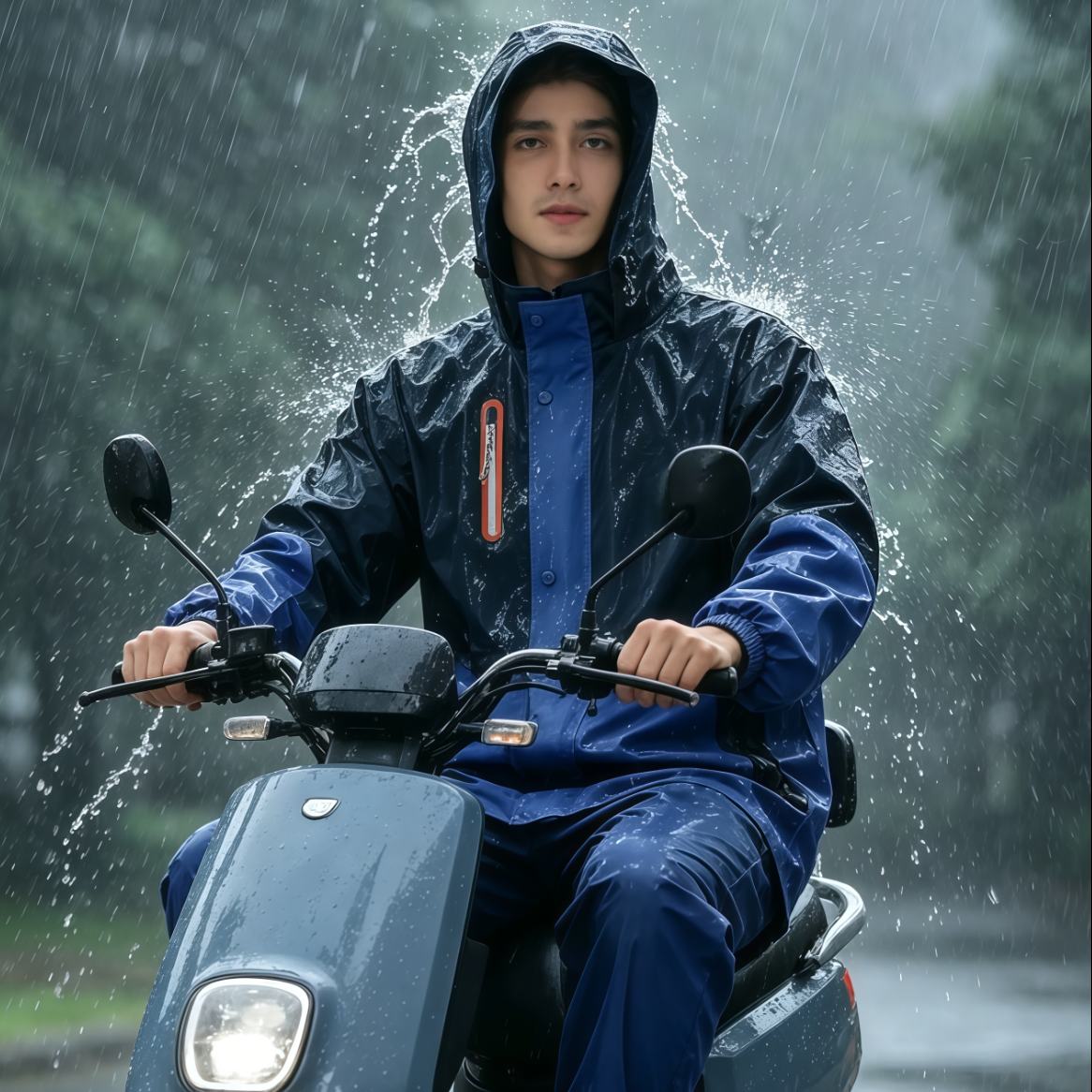 武汉雨具网·雨衣单人全身暴雨防雨水雨衣女套装雨衣钓鱼专用骑行电动车·产品图3