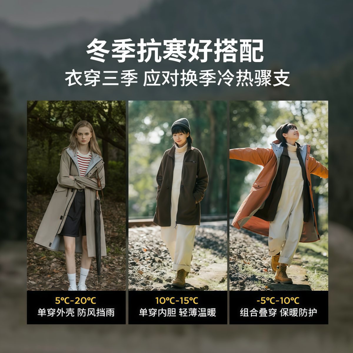 武汉雨具网·雨衣户外女长款全身防暴雨骑行徒步雨衣成人外穿雨衣男款单人雨披·产品图5