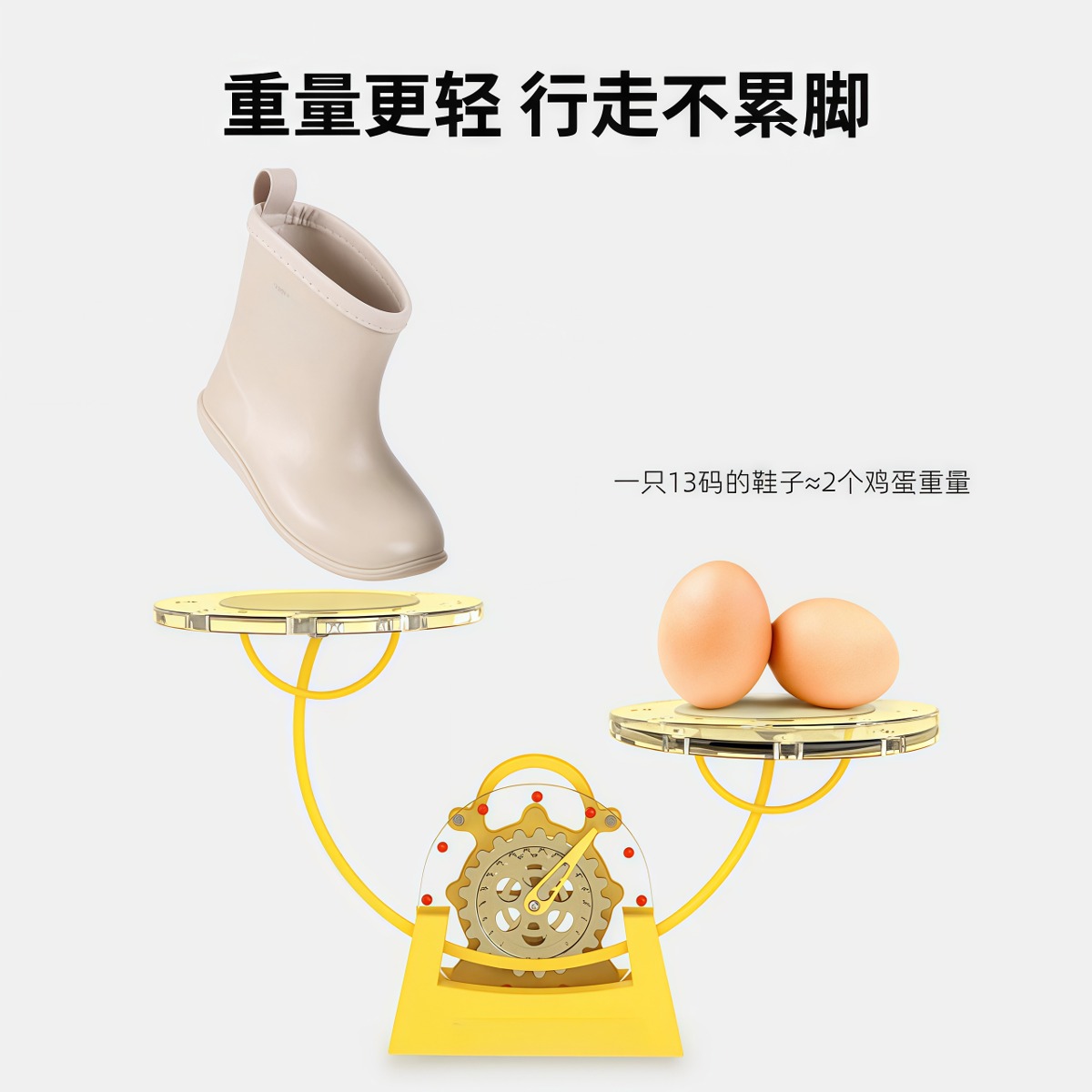 武汉雨具网·儿童雨鞋男童女童宝宝雨靴小孩轻便防水女孩防滑幼儿园水鞋鞋套·产品图2
