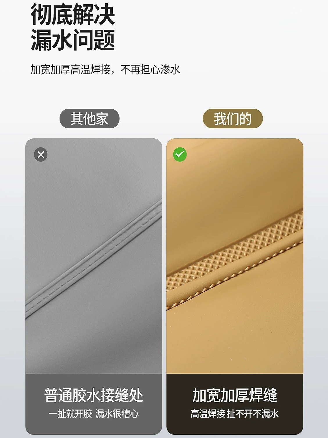 全身加厚下水裤男士新款防水裤水鞋连体抓鱼雨裤赶海连体裤 - 详情图