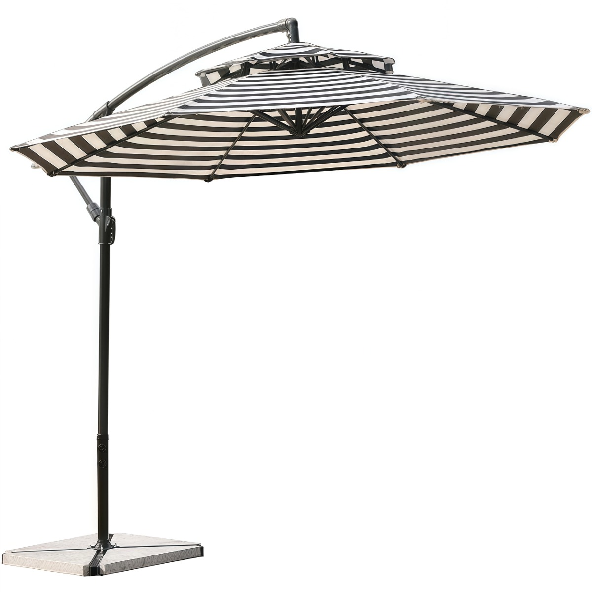商用定制彩条纹香蕉伞户外遮阳广告店铺外摆咖啡民宿沙滩泳池庭院