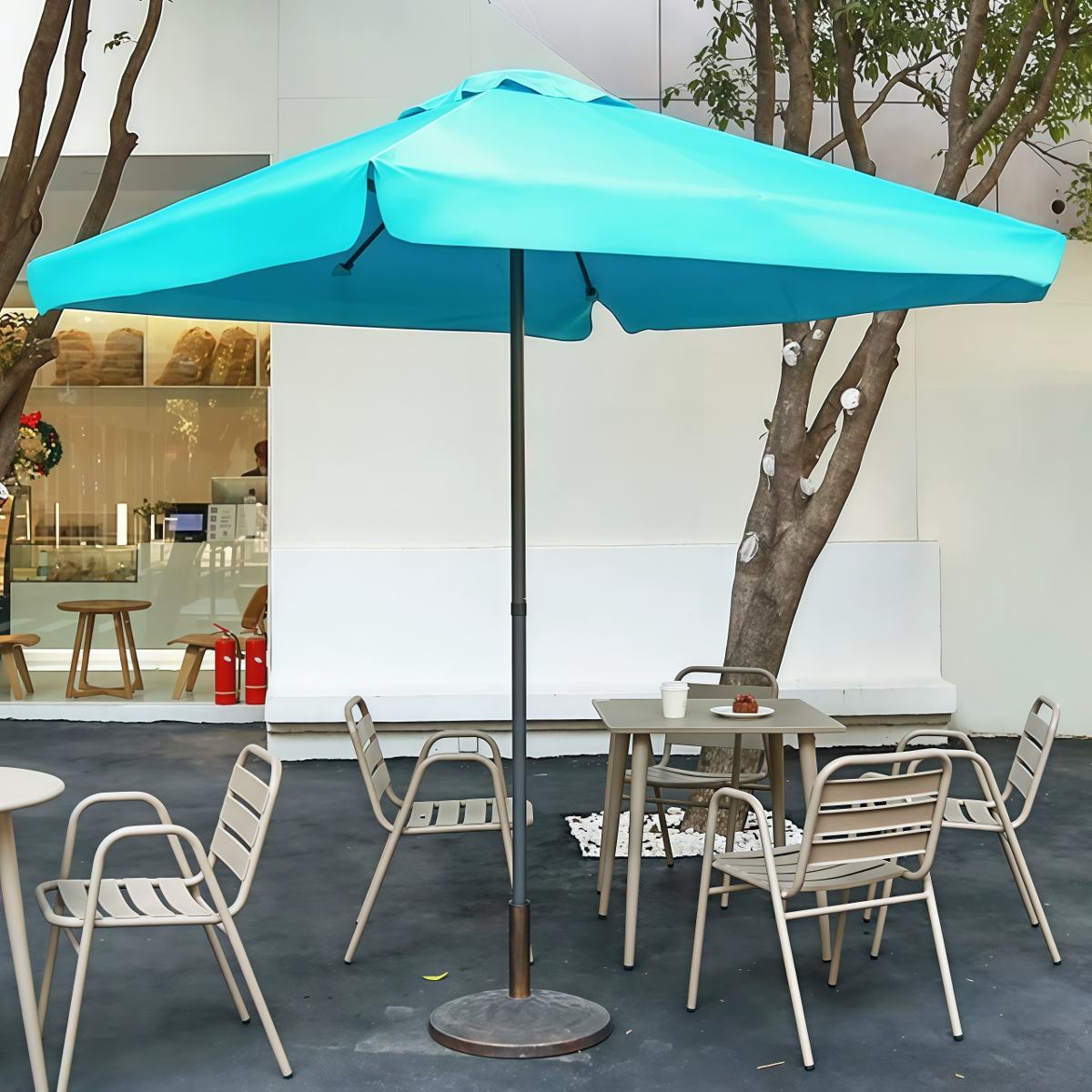 武汉雨具网·户外伞遮阳伞花园庭院伞民宿网红咖啡店太阳伞室外露天阳台中柱伞·产品图3