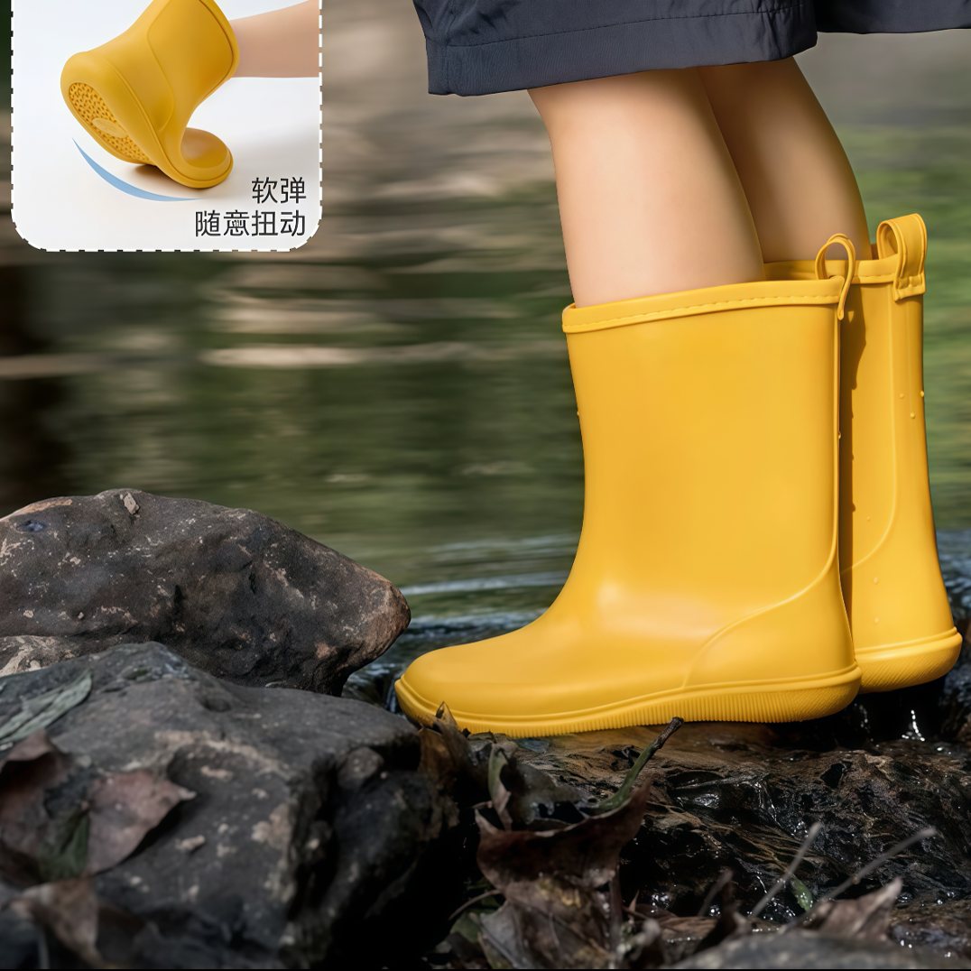 武汉雨具网·儿童雨鞋男童女童宝宝水鞋雨靴中小童学生水靴防水防滑幼·产品图2