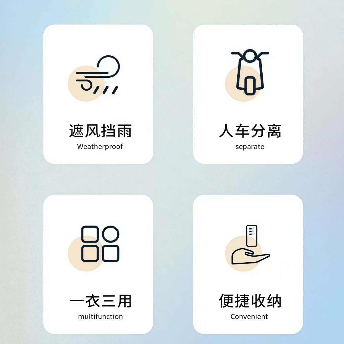 武汉雨具网·雨衣女款一体式长款全身防暴雨成人外穿电动车新雨披学生专用单人·产品图5
