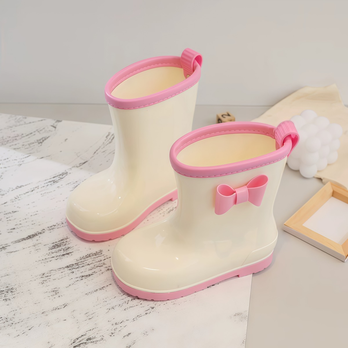 武汉雨具网·儿童雨鞋宝宝防滑雨靴女童学生水鞋小中大童幼儿防水小孩女款胶鞋·产品图4