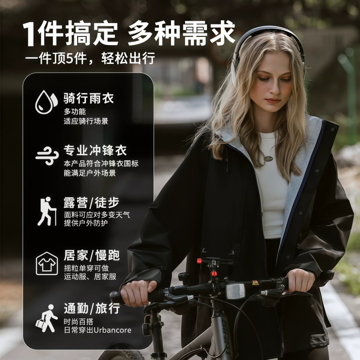 武汉雨具网·雨衣电动车女成人分体式防暴雨摩托车雨衣雨裤套装男款骑行防水服·产品图4
