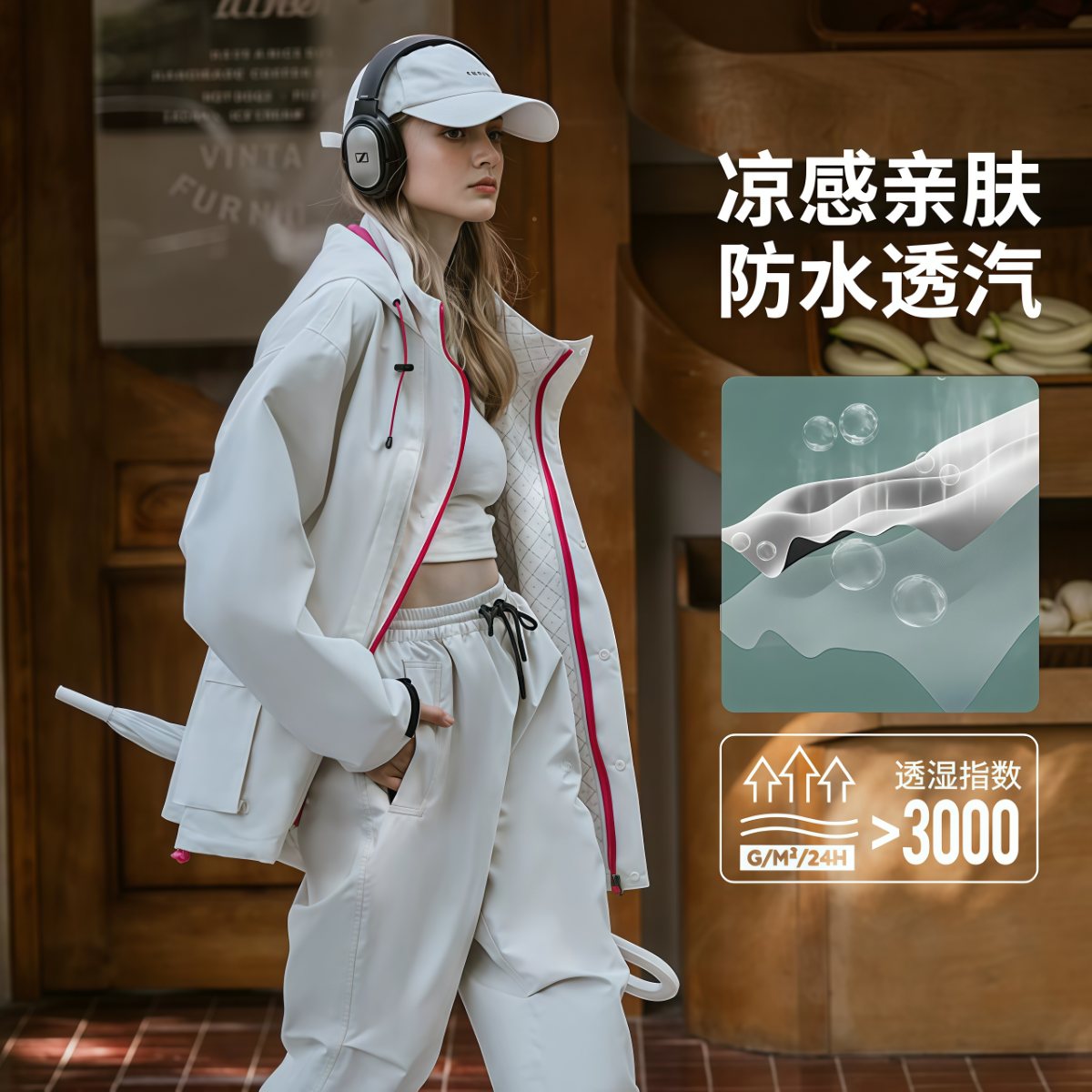 武汉雨具网·雨衣电动车女成人分体式防暴雨摩托车雨衣雨裤套装男款骑行防水服·产品图5