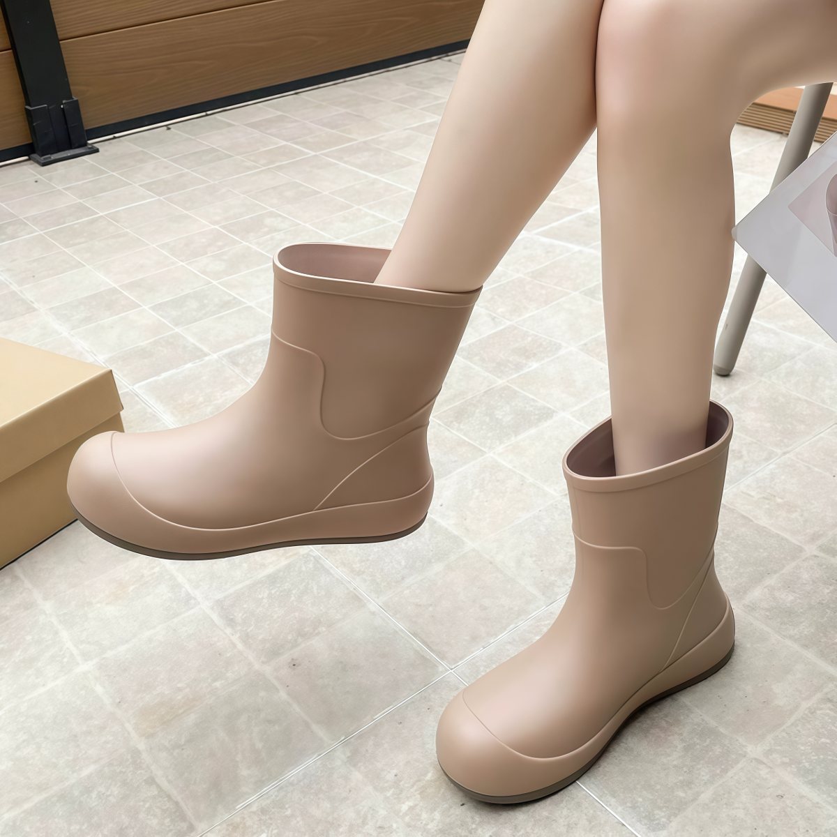 武汉雨具网·水鞋女防水防滑不累脚雨鞋女款成人套鞋女式可爱雨靴胶鞋软·产品图4