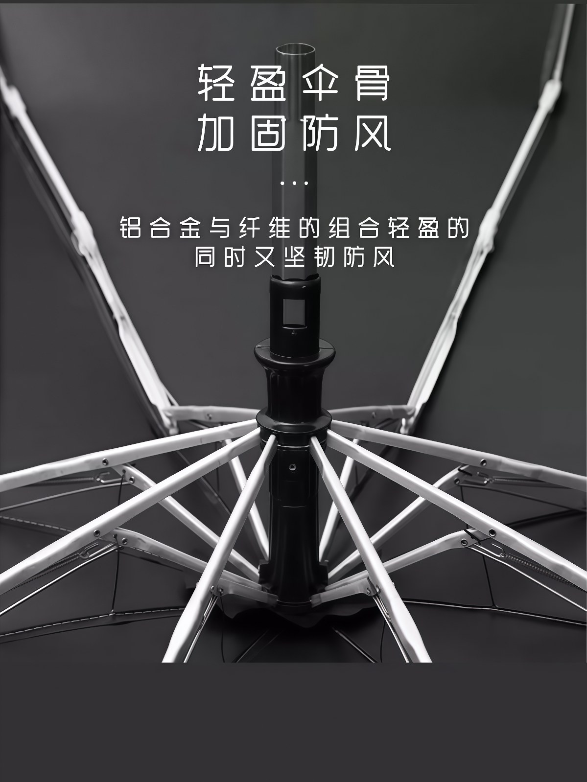 全自动五折雨伞可定制logo口袋太阳伞防晒防紫外线女超轻小巧便携 - 详情图