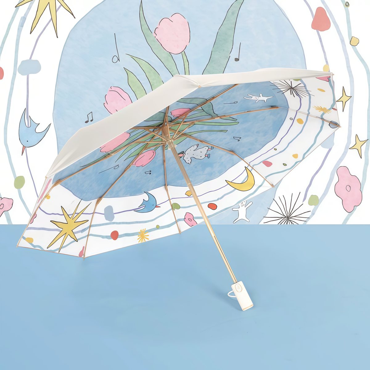 武汉雨具网·太阳伞晴雨伞两用全自动防晒伞银胶防紫外线遮阳伞便携折叠女·产品图4