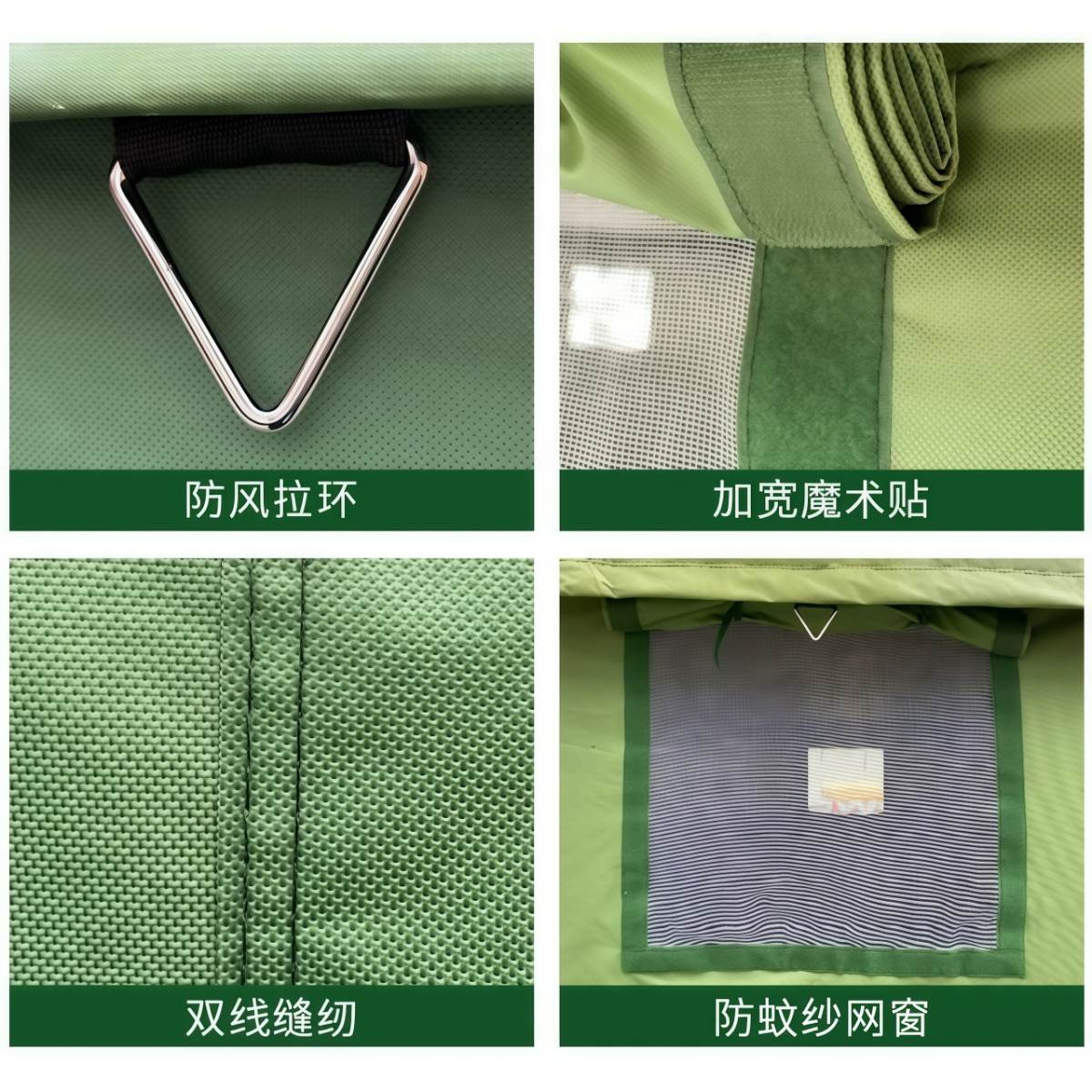 武汉雨具网·户外大型工程工地施工帐篷帆布加厚防雨救灾野外养蜂民用住人帐篷·产品图4