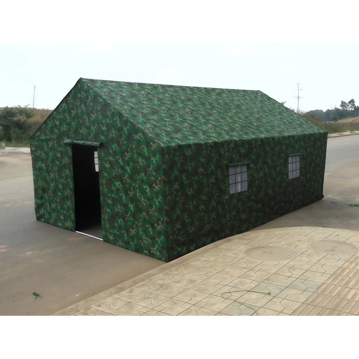 武汉雨具网·牛津布加厚棉帐篷施工帐篷救灾工地工程帐篷户外防雨帐篷布·产品图3