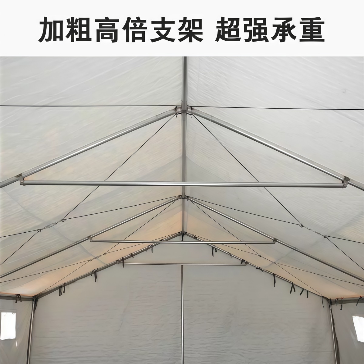 武汉雨具网·户外施工工程工地加厚防雨应急救灾民用帆布防寒保暖军工加棉帐篷·产品图5