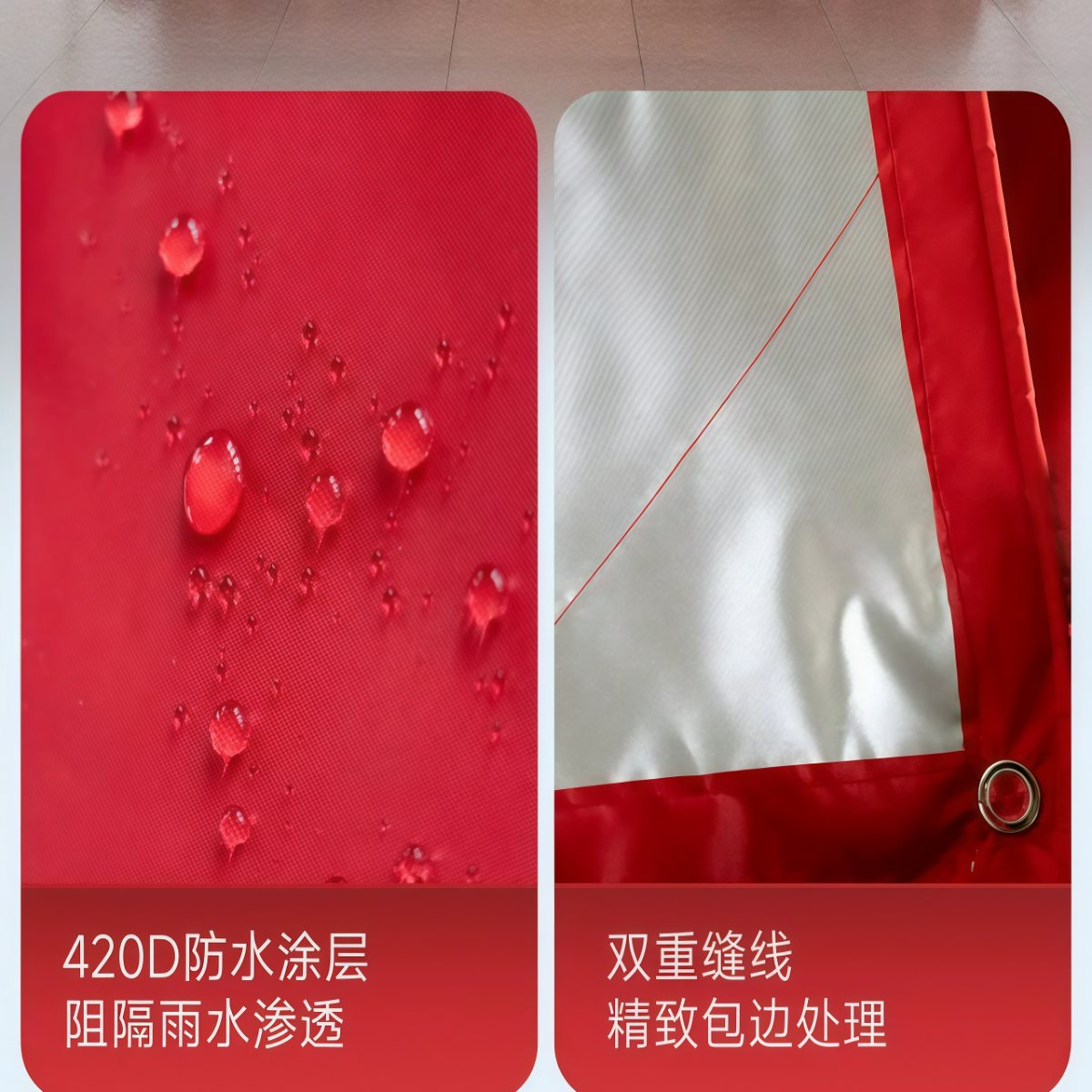 武汉雨具网·流动酒席帐篷遮阳摆摊农村红白喜事户外停车蓬大排档喜宴活动雨棚·产品图6