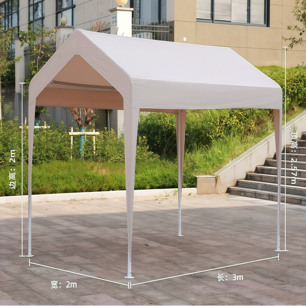 武汉雨具网·户外遮阳棚帐篷防雨棚加厚棚摆摊四脚大伞隔离商用·产品图6