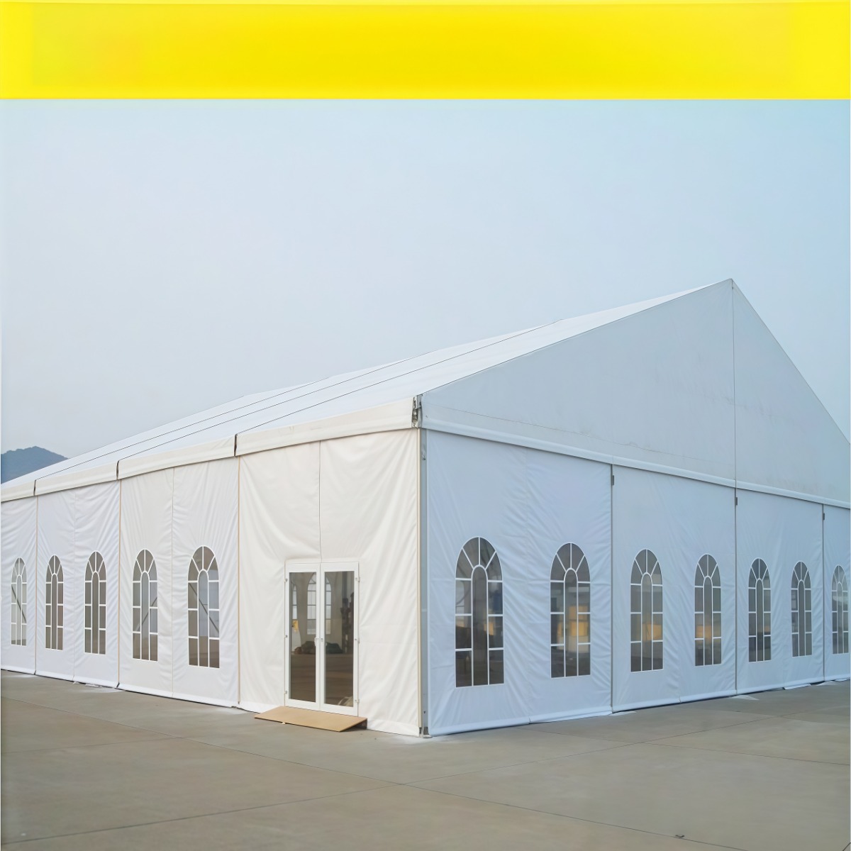 武汉雨具网·德国pvc婚庆婚礼篷房白色仓储展览展会帐篷户外车展活动铝合金蓬·产品图3