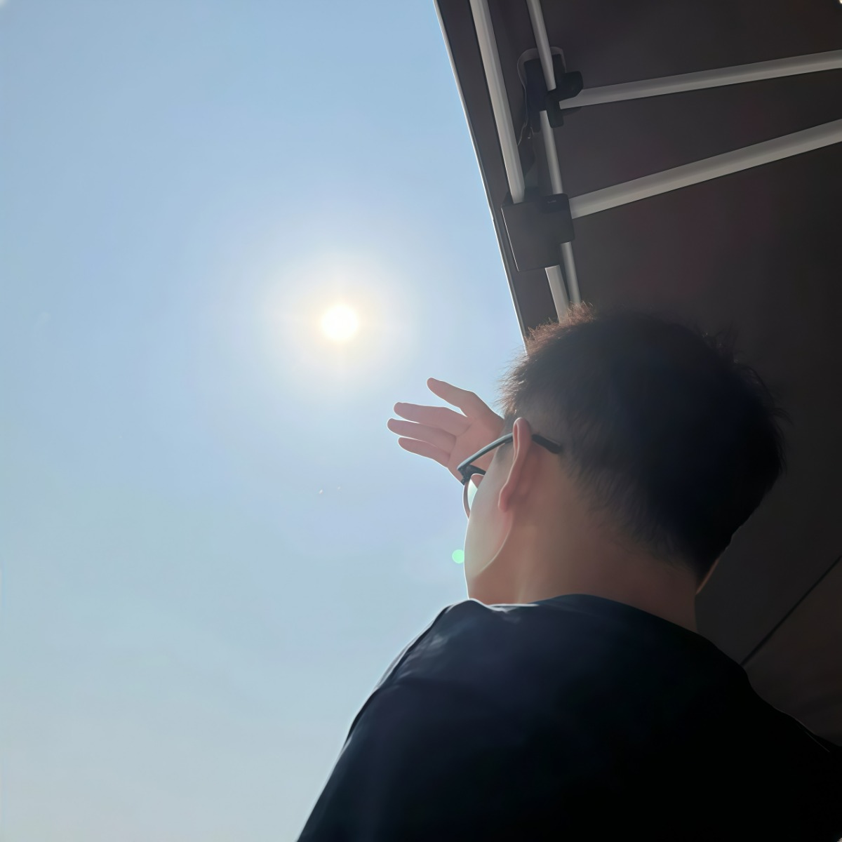武汉雨具网·四脚伞帐篷橙色广告定制遮阳棚网红摆摊用防雨蓬伸缩折叠雨棚大伞·产品图6