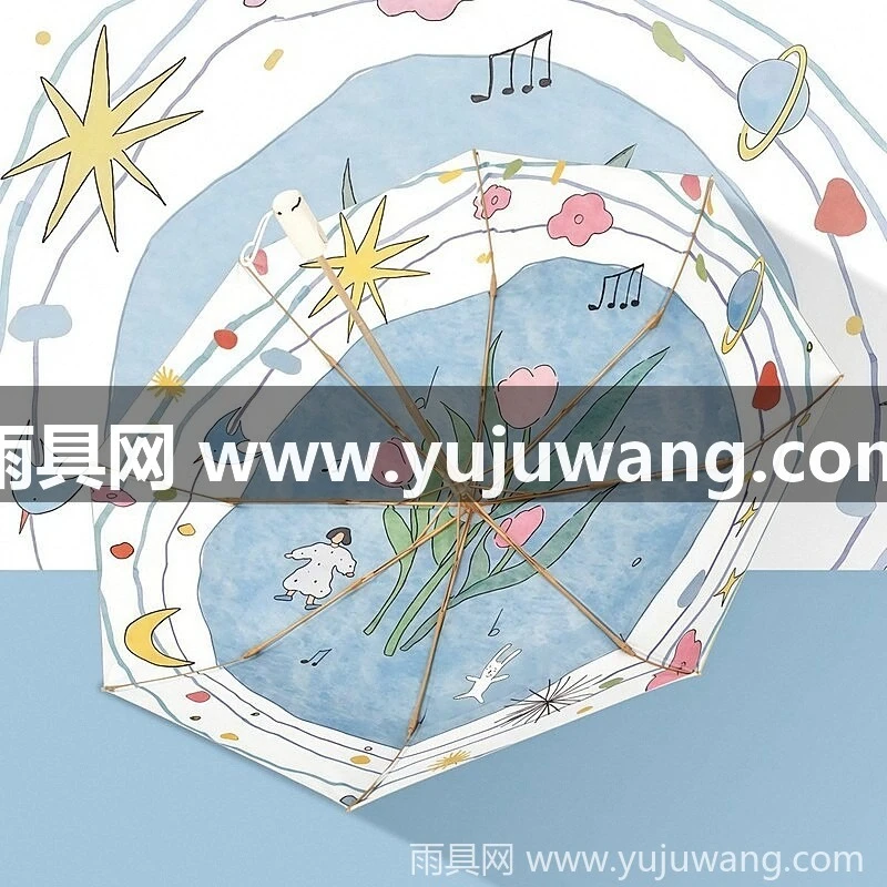 武汉雨具网·武汉太阳伞晴雨两用全自动银胶防晒防紫外线女便携折叠遮阳伞厂家·产品图2