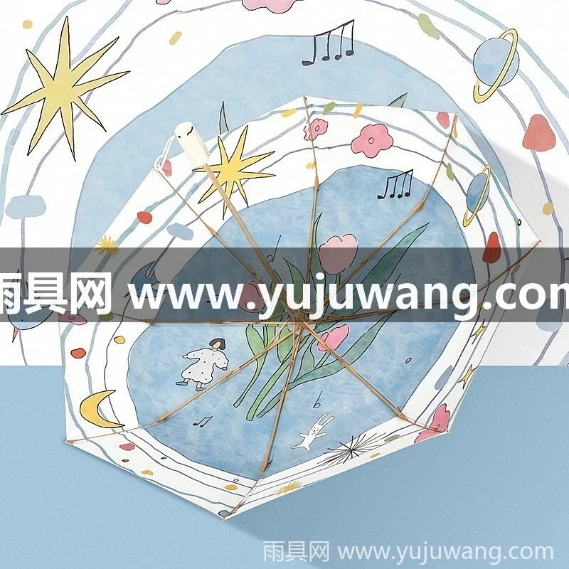 武汉太阳伞晴雨两用全自动银胶防晒防紫外线女便携折叠遮阳伞厂家