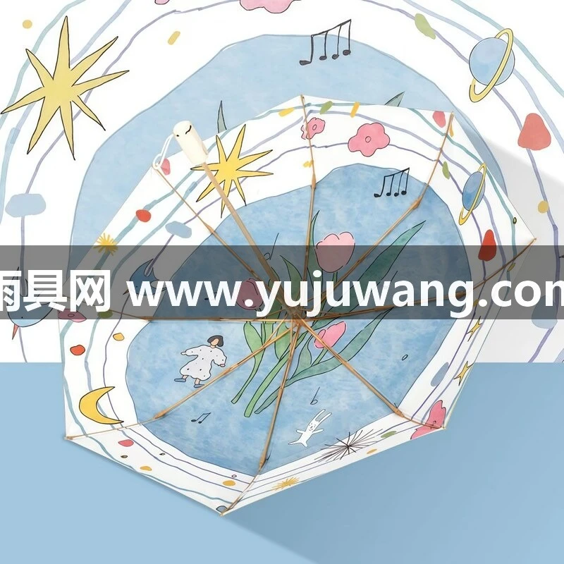 武汉雨具网·武汉太阳伞晴雨两用全自动银胶防晒防紫外线女便携折叠遮阳伞厂家·产品图2