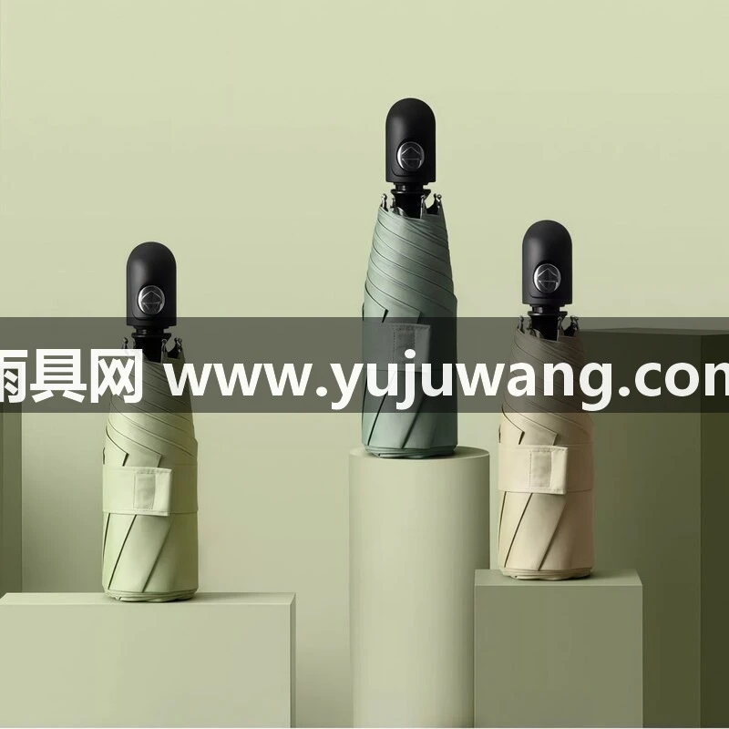 武汉雨具网·武汉全自动五折雨伞可定制 logo 口袋太阳伞防晒防紫外线超轻便携厂家·产品图3